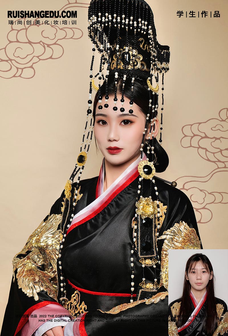瑞尚创美化妆培训 影视班11月学员作品