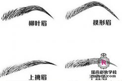 北京瑞尚化妆秘笈:眉形要与脸型搭配