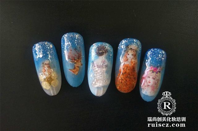 4月美甲学员日常作品展示，0基础照样学得好！
