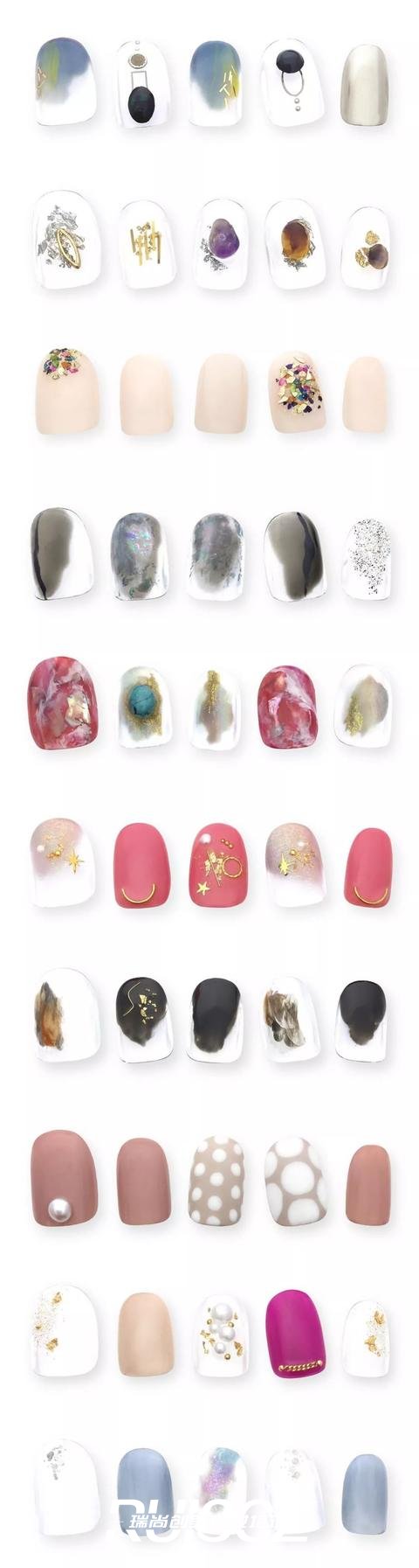 春天！来一款仙气十足的晕染美甲吧~