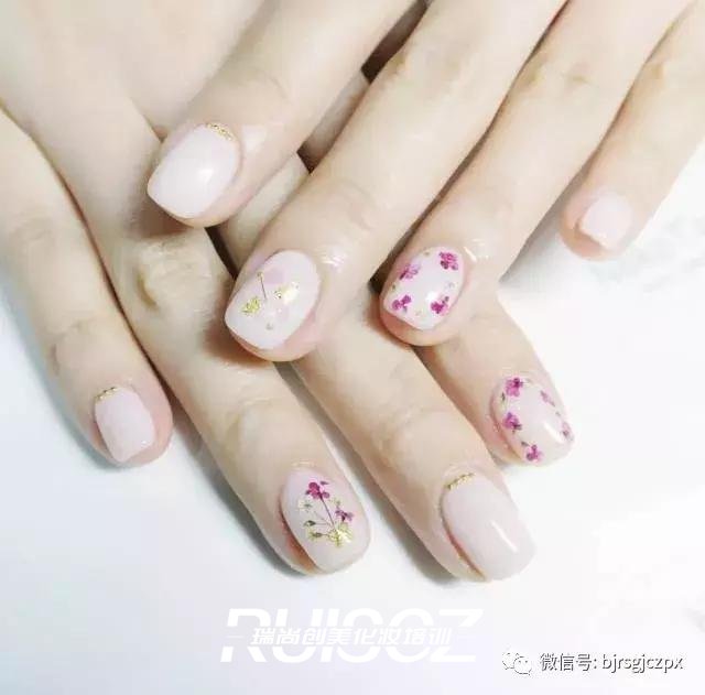春日ins风美甲教程,手把手教你DIY!