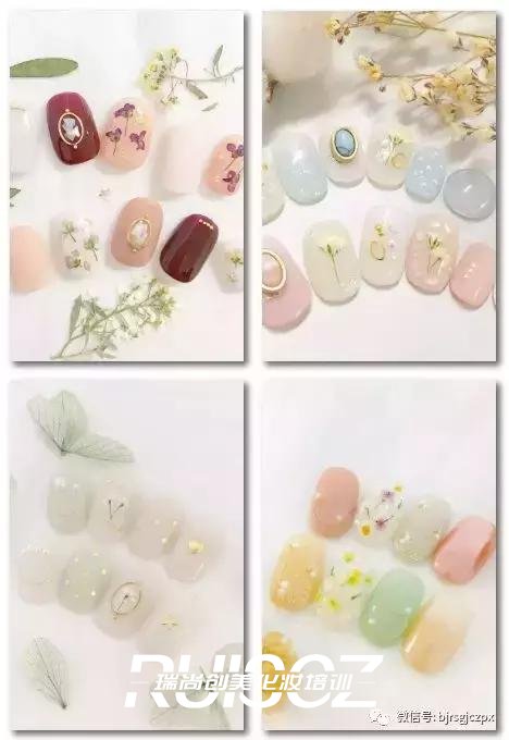 春日ins风美甲教程,手把手教你DIY!