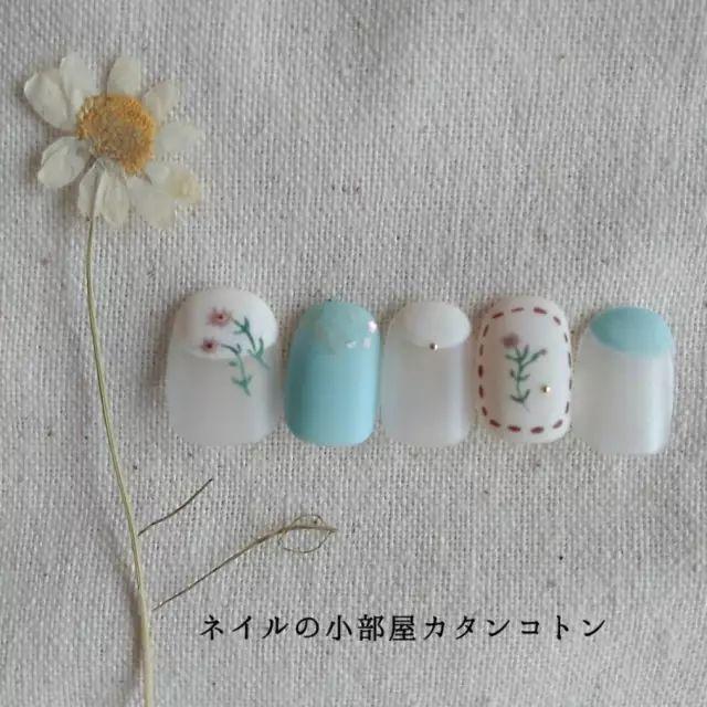 适合春天的小清新美甲,让指尖成为“限量版”!