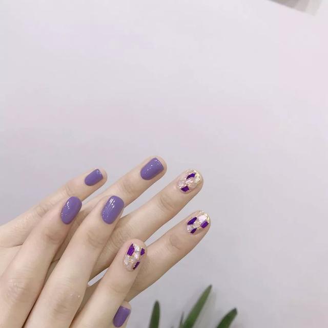 超好看的春季ins风美甲,配色简单巨显气质~