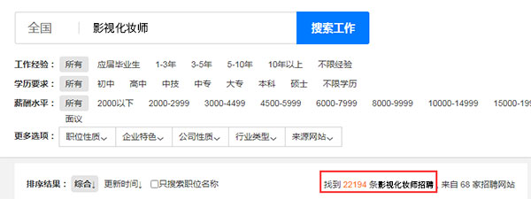 影视化妆师未来就业行情还好吗? 影视化妆师未来就业行情还好吗?